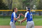 Softball vs Emerson 1  Wheaton College Softball vs Emerson in game 1 of a doubleheader. - Photo By: KEITH NORDSTROM : Wheaton, Softball